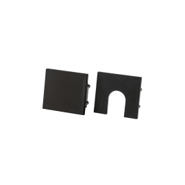 SG StripLine 230V Outdoor Endedeksel sort